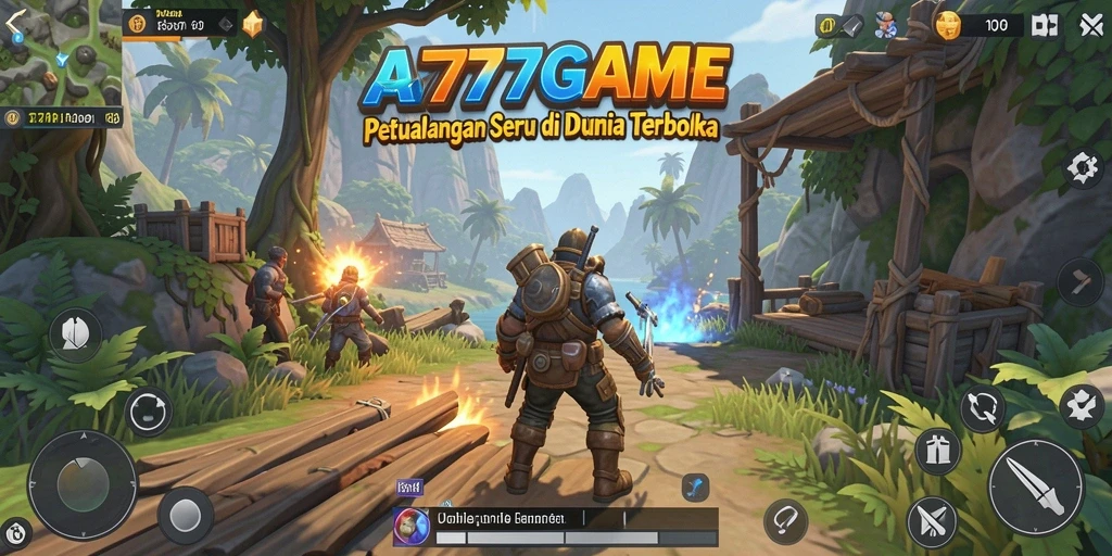 Tampilan gameplay A777GAME di dunia terbuka yang menakjubkan.