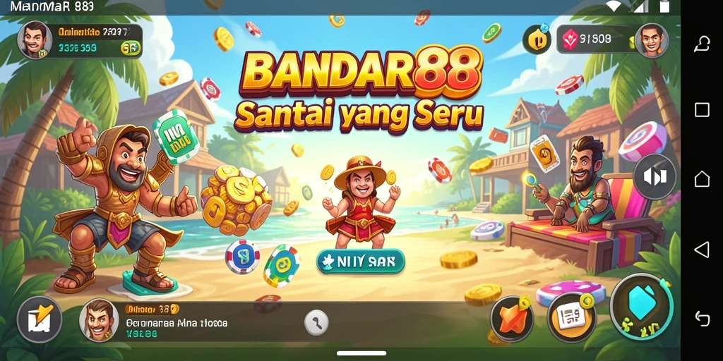 Tampilan gameplay BANDAR88 yang mengasyikkan dan penuh warna.