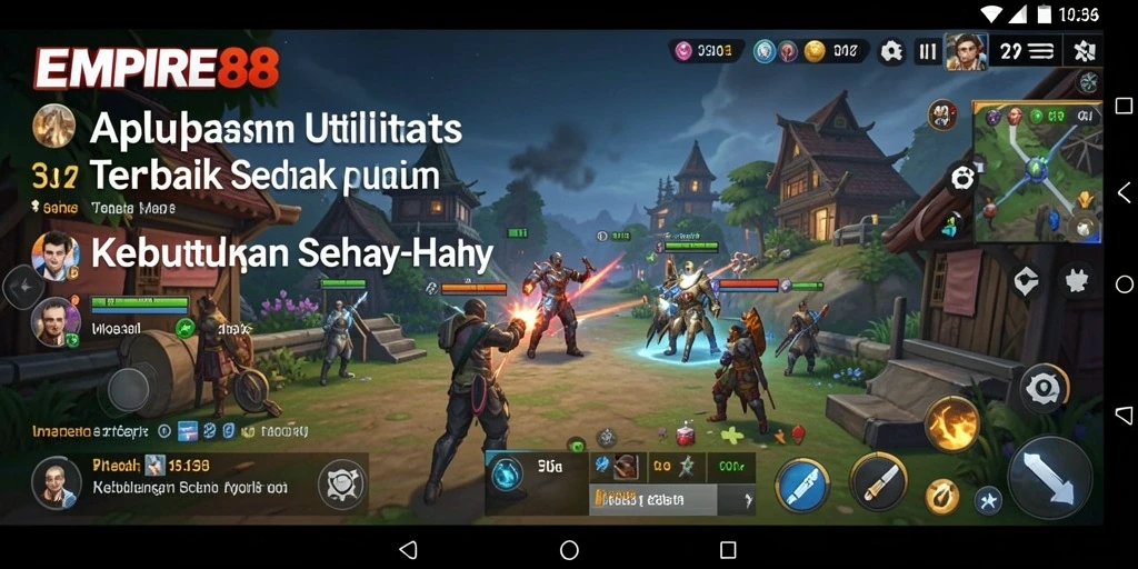 Tampilan utama EMPIRE88 yang intuitif dan menarik.