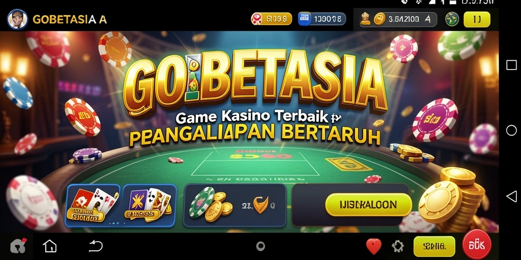 Tampilan gameplay Kasino yang menarik dan interaktif dalam GOBETASIA.