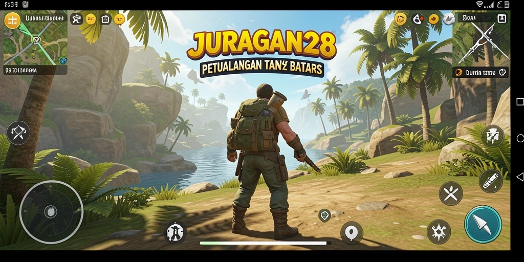 Screenshot JURAGAN28 menampilkan suasana dunia terbuka yang menarik.