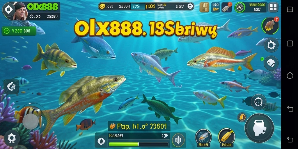 Tampilan gameplay menembak ikan yang seru dan menantang.