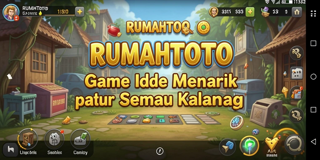 Tampilan gameplay RUMAHTOTO yang menarik dan penuh warna.