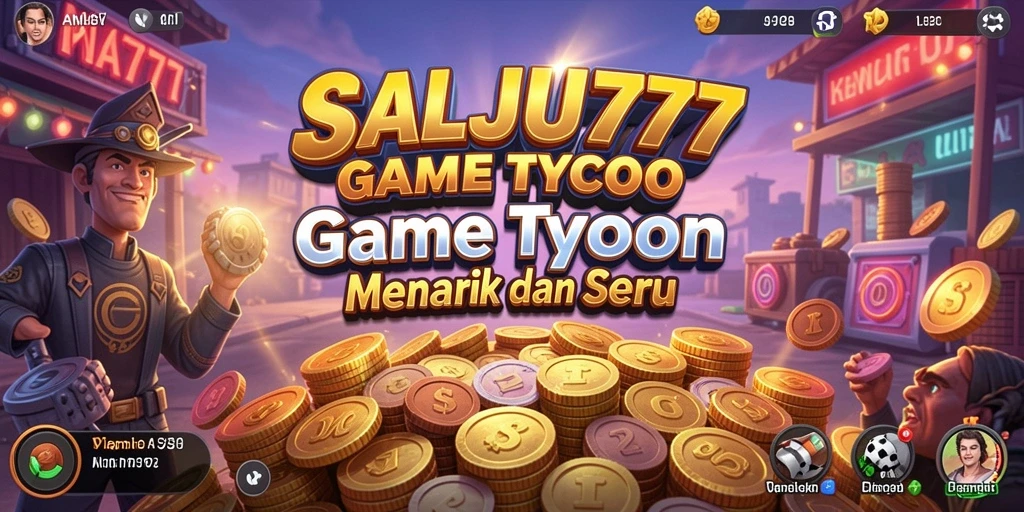 Tampilan gameplay SALJU777 yang penuh strategi Tycoon.