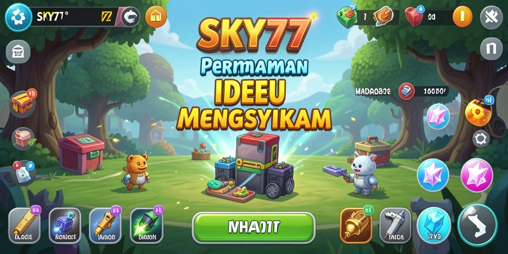 Tampilan gameplay SKY77 yang menarik dan menyenangkan.